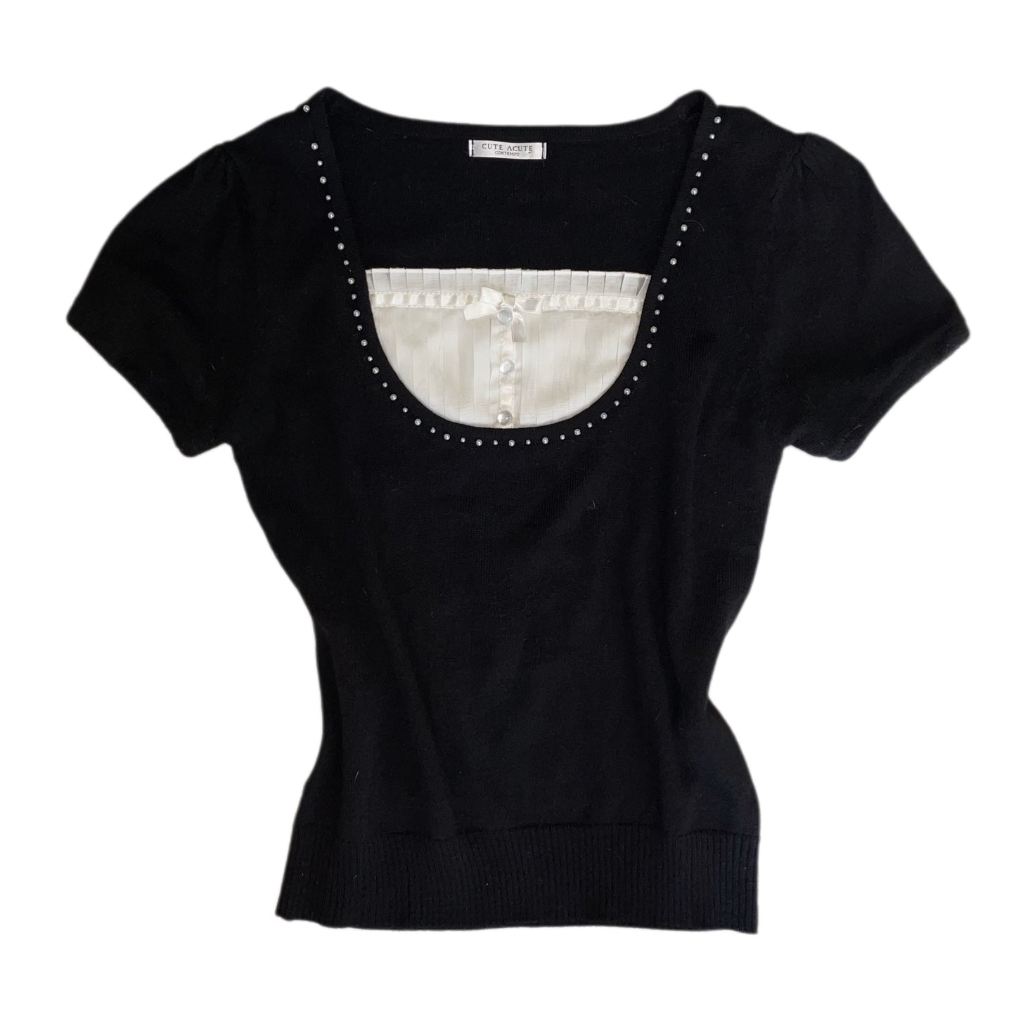 Black layered top