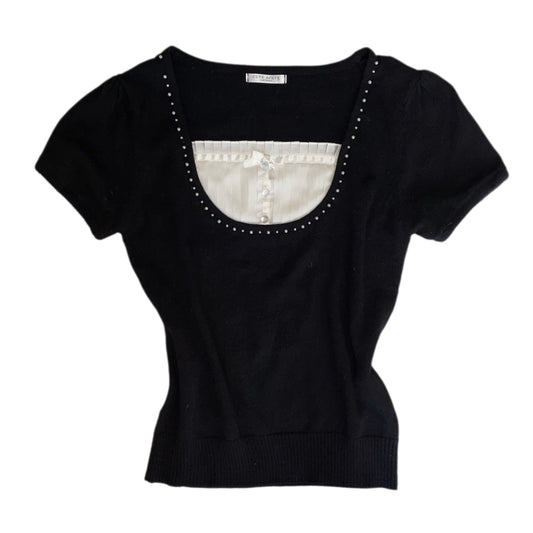 Black layered top