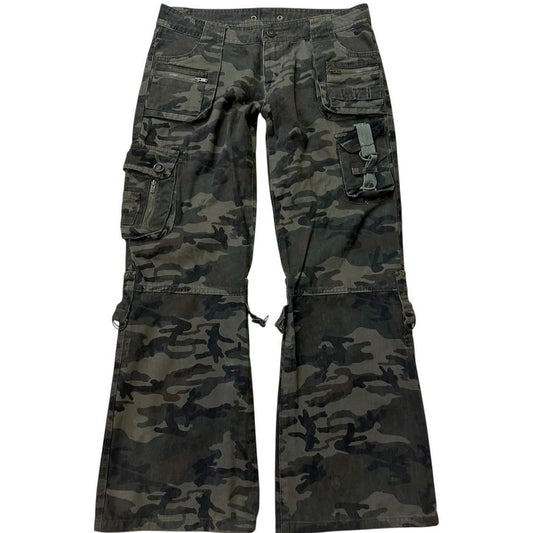 Camo low waist pants