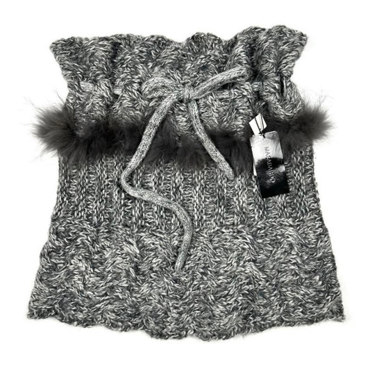 Furry knit skirt
