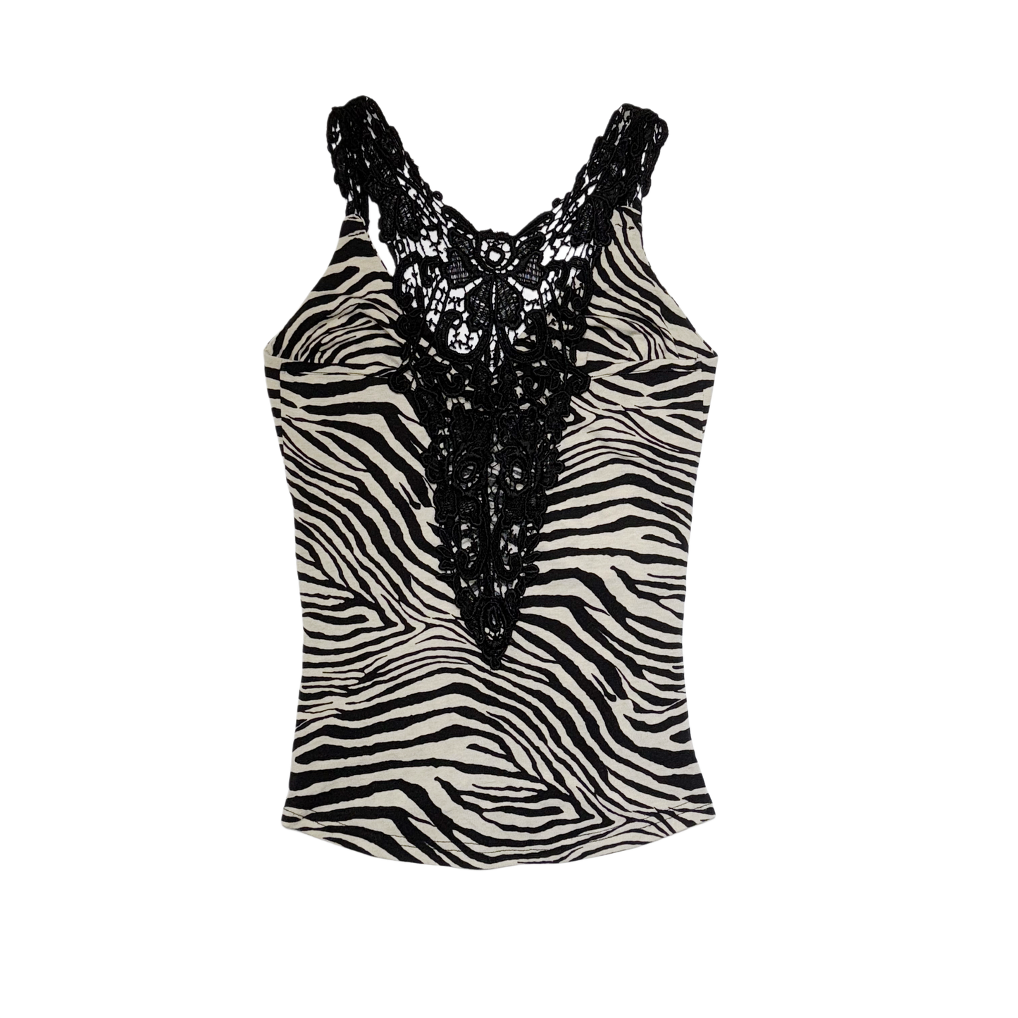Zebra lace top