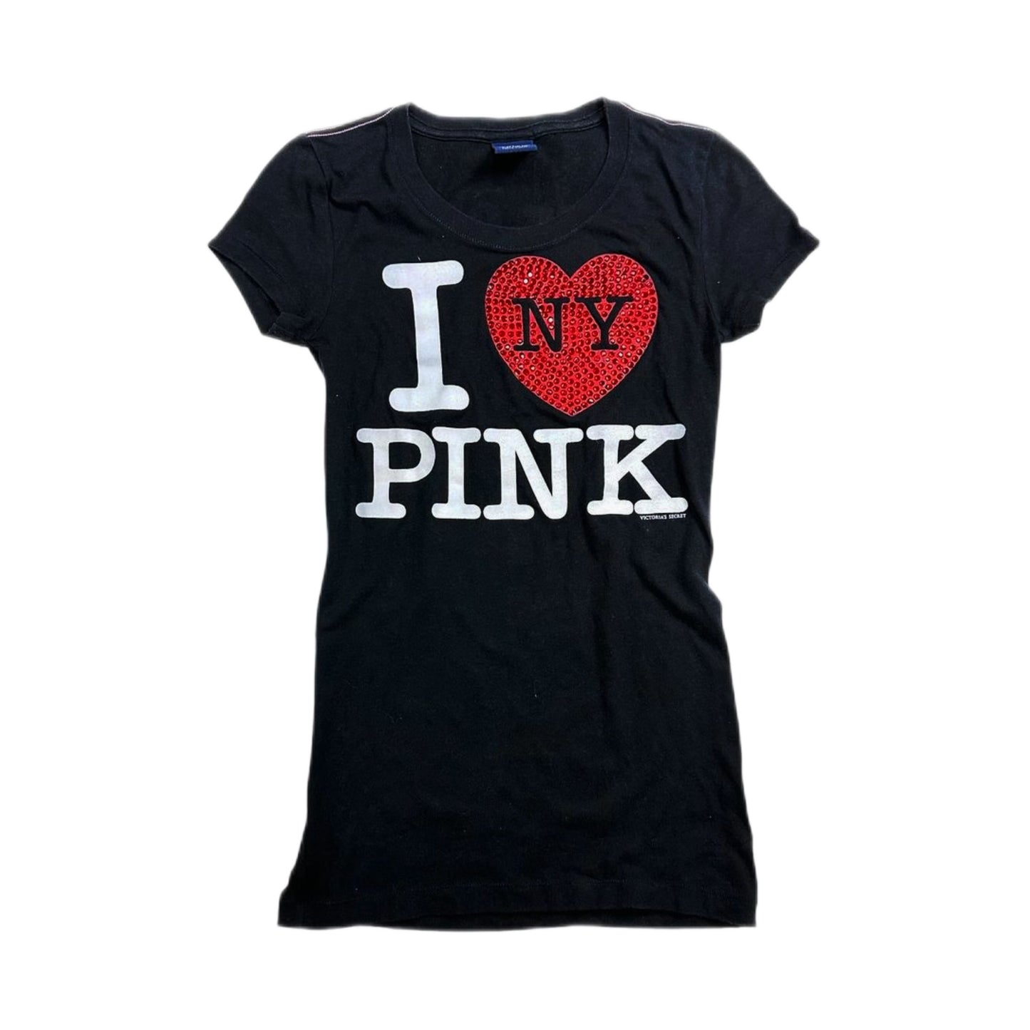 VS”The city that never sleeps”i love pink tee