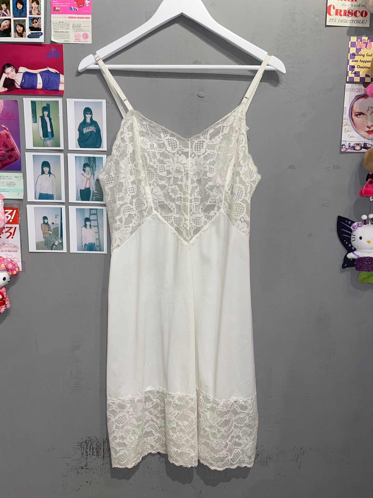 Vintage silk lace dress