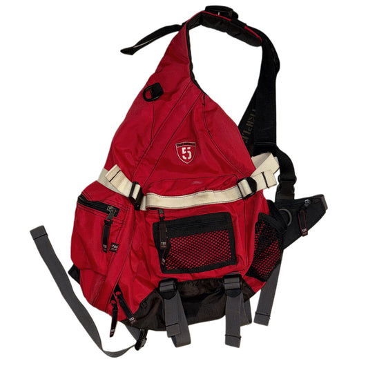 Triple5soul red black sling bag