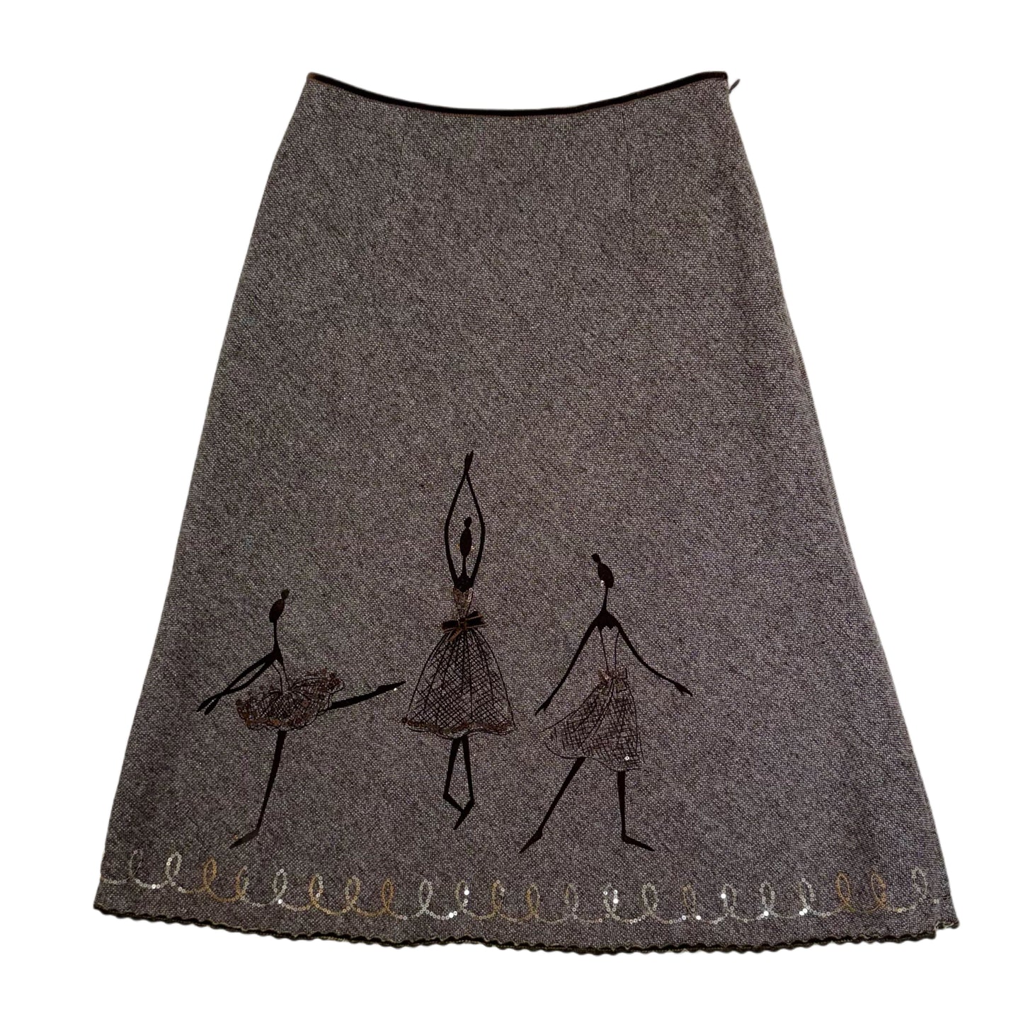 Brown Ballet skirt
