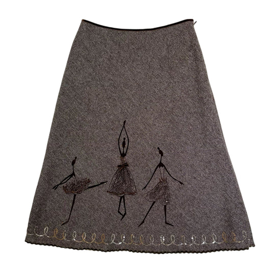 Brown Ballet skirt