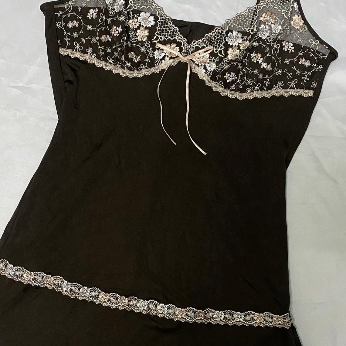 Brown floral cami tank