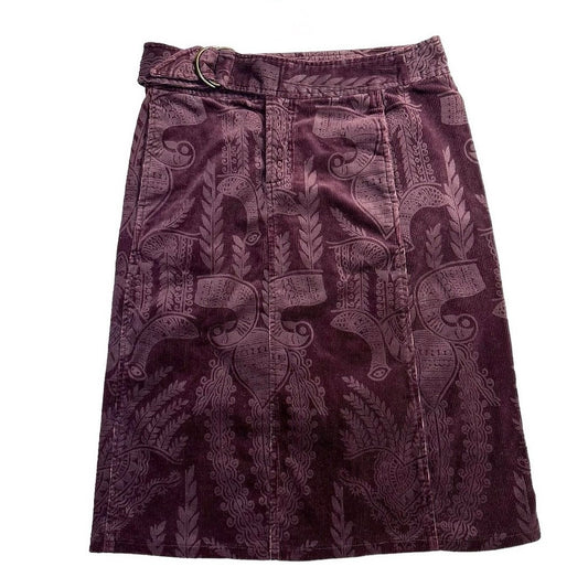 edc purple midi skirt