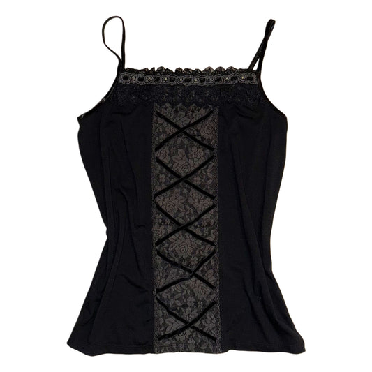 Axes black lace tank