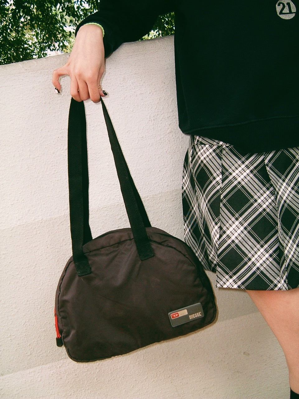 Diesel nylon shoulder bag