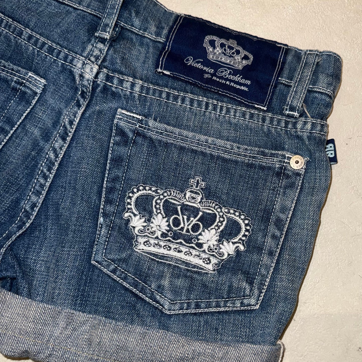 Victoria Beckham x Rock Republic denim shorts