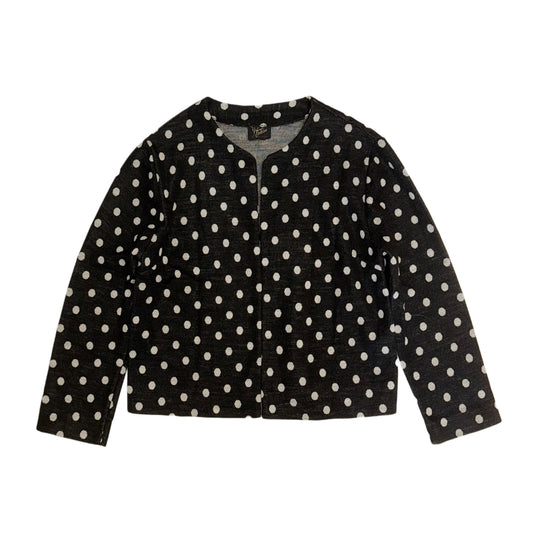 Polka dot cropped outer