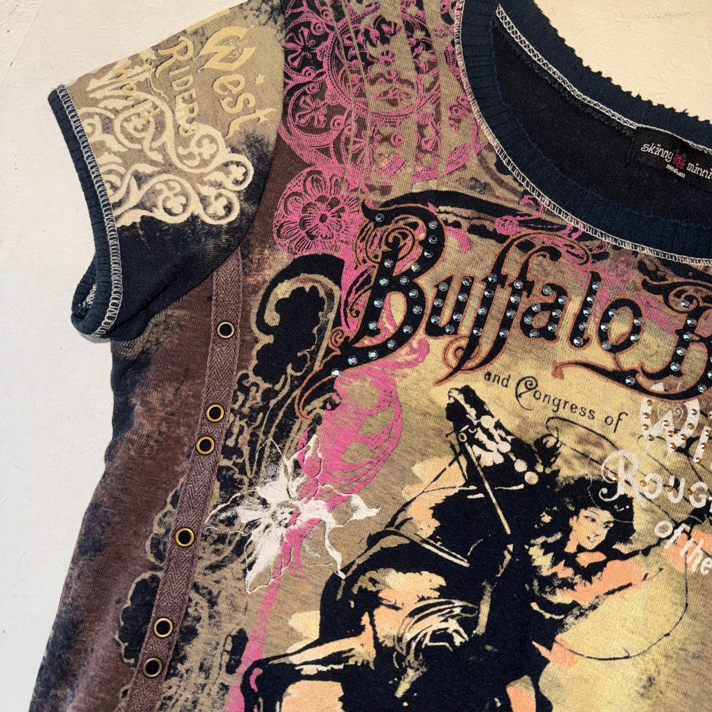 Skinny Minnie Buffalo Bill Wild West top