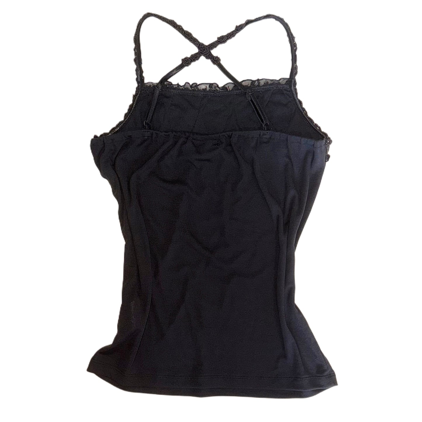 Axes Black heart lace cami
