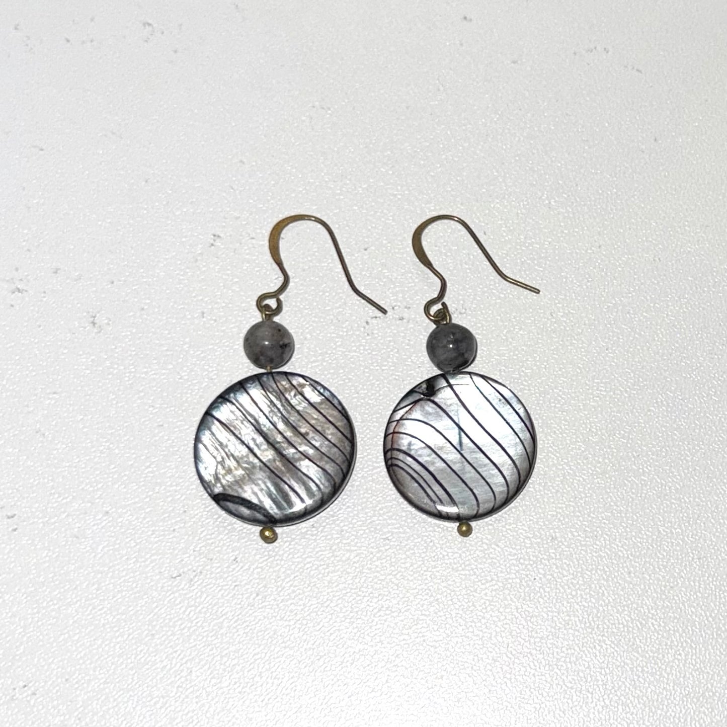 Butterfly long necklace with earrings set