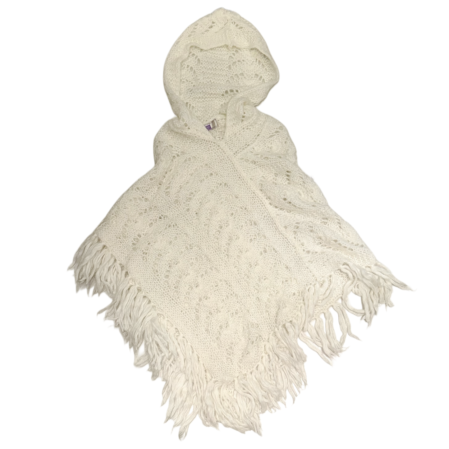 Ivory knit cloak