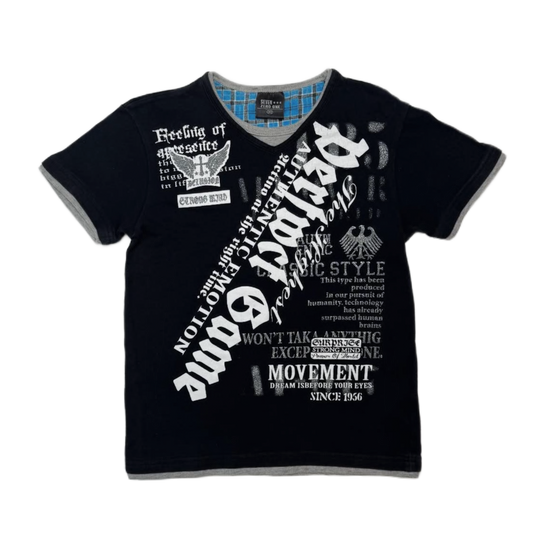 Seven zero one black grey layered top