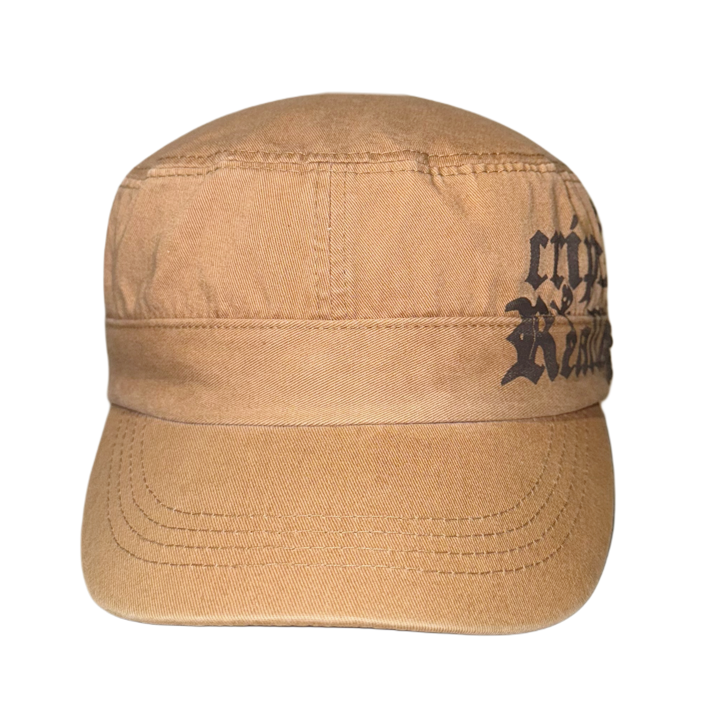 Brown skull cap