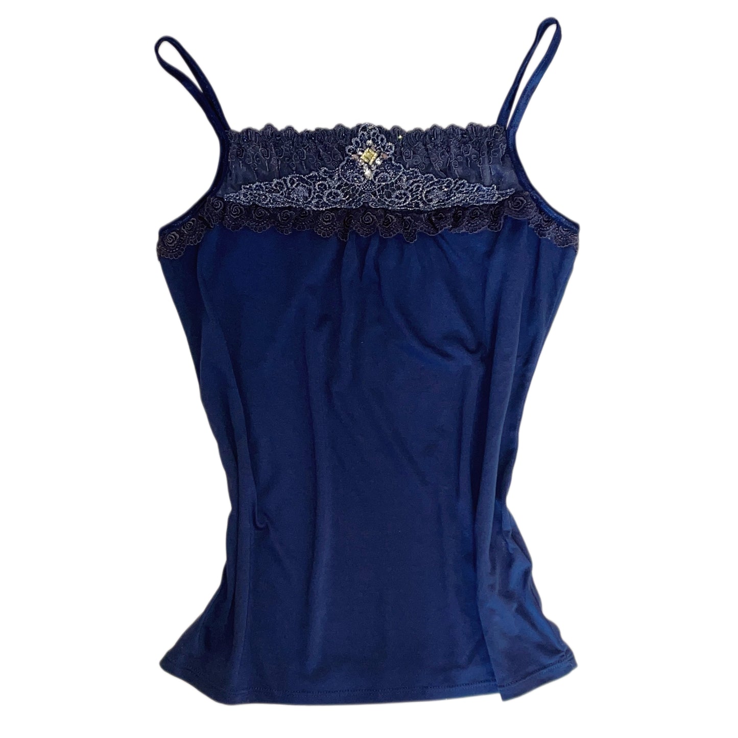 Axes navy lace cami