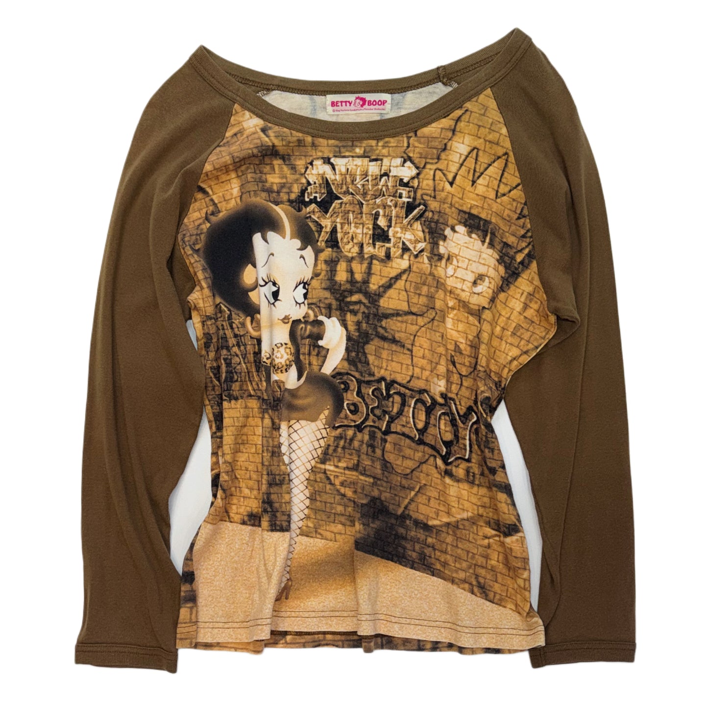 Betty Boop brown long sleeve
