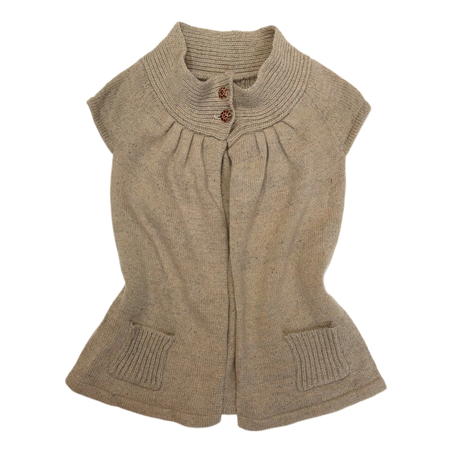 Mori Kei Beige knit top