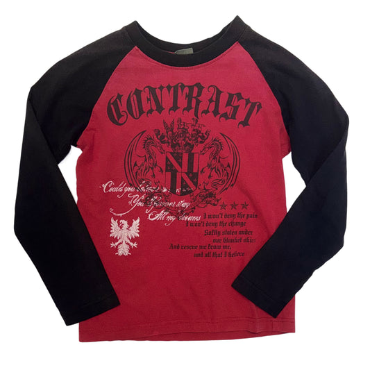 Perfect Dash red black long sleeve
