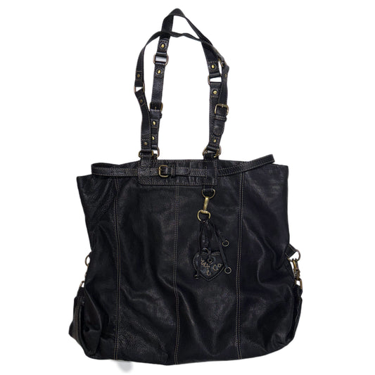 Max & Co black leather shoulder bag