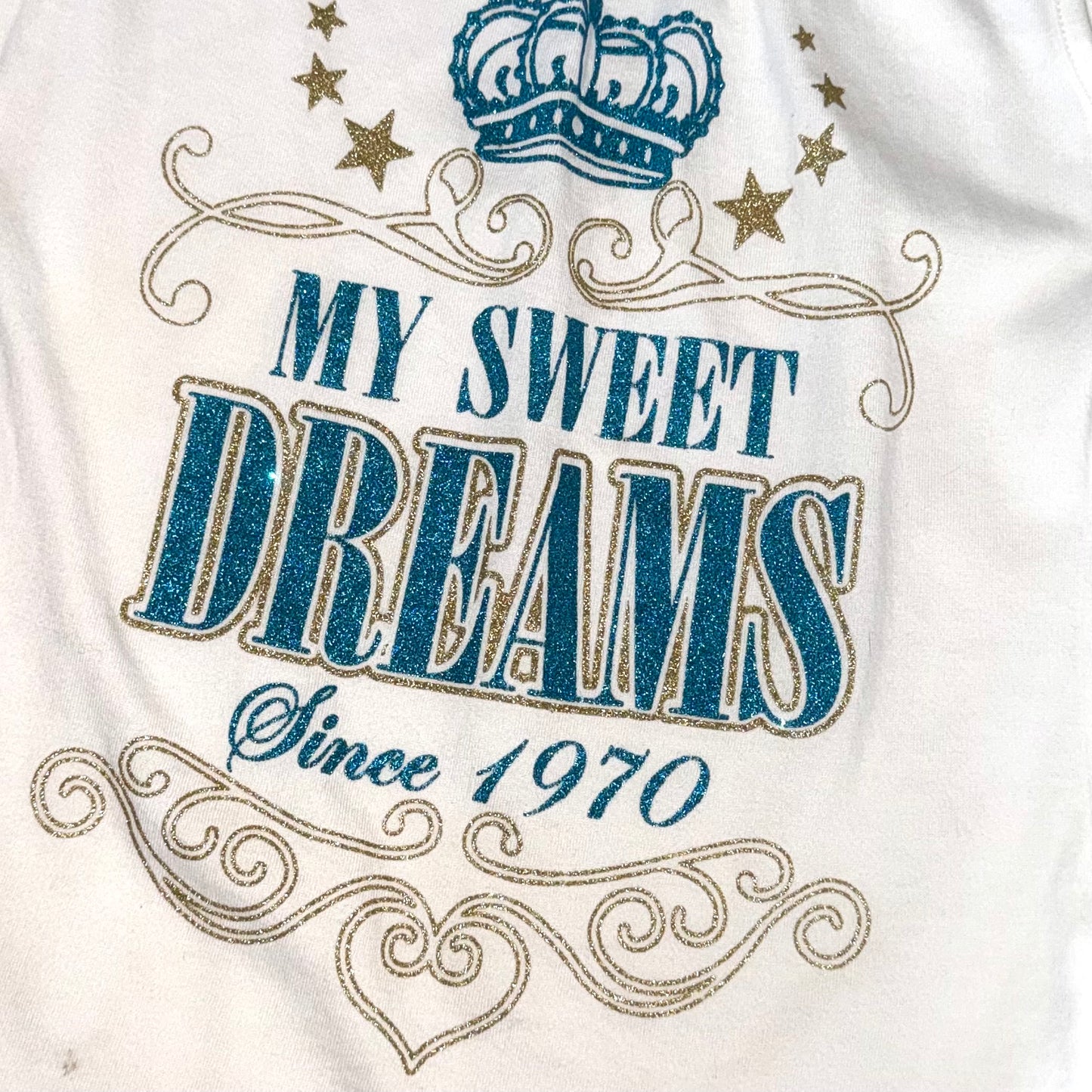 “My Sweet Dreams” white top