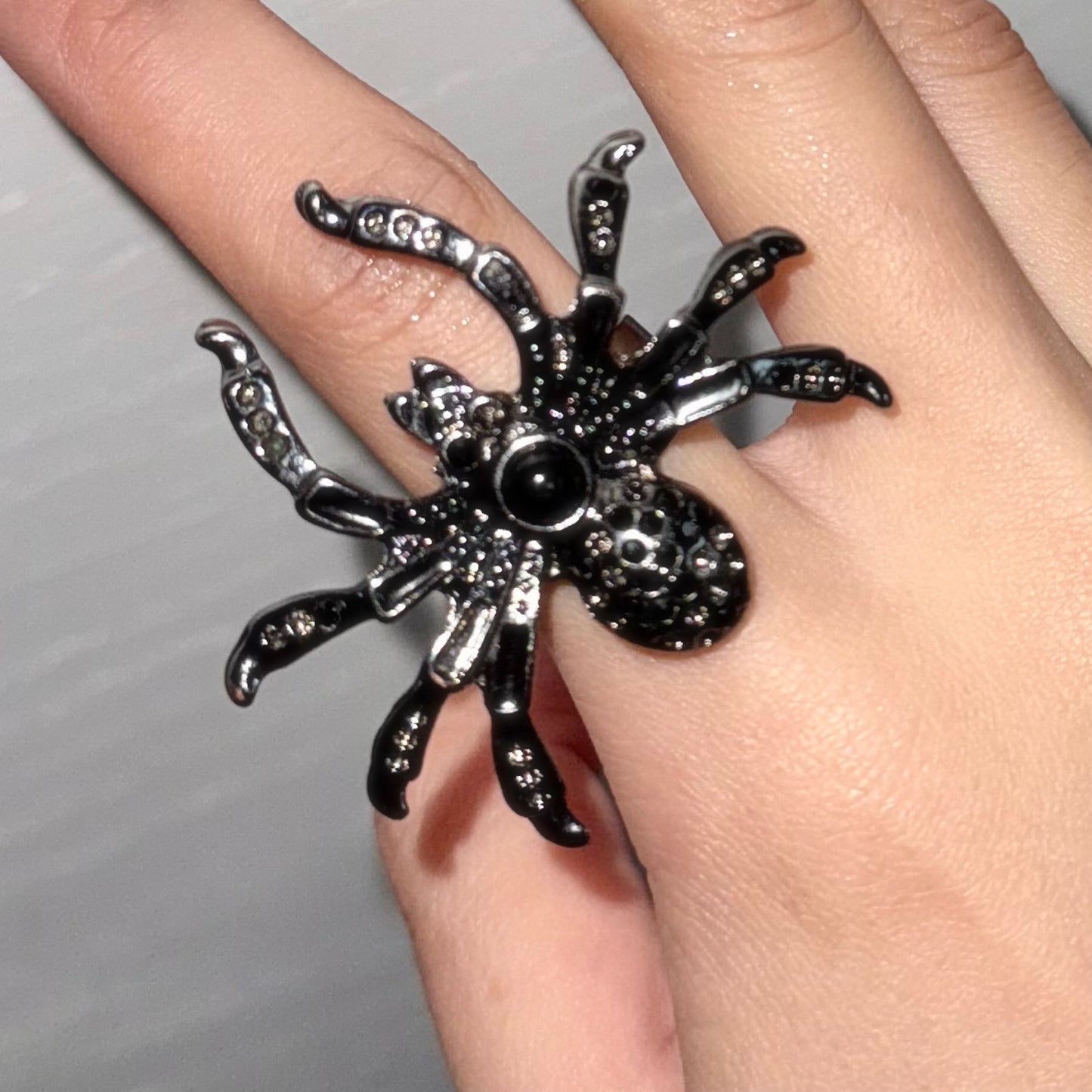 Spider ring and bracelet