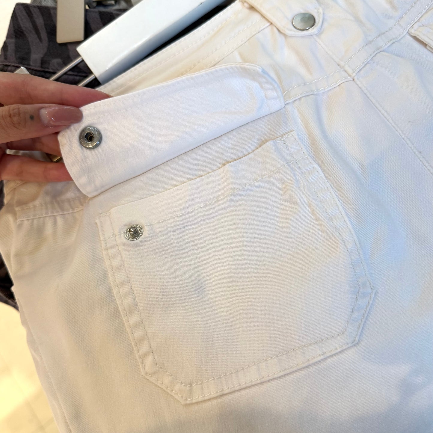 White jorts
