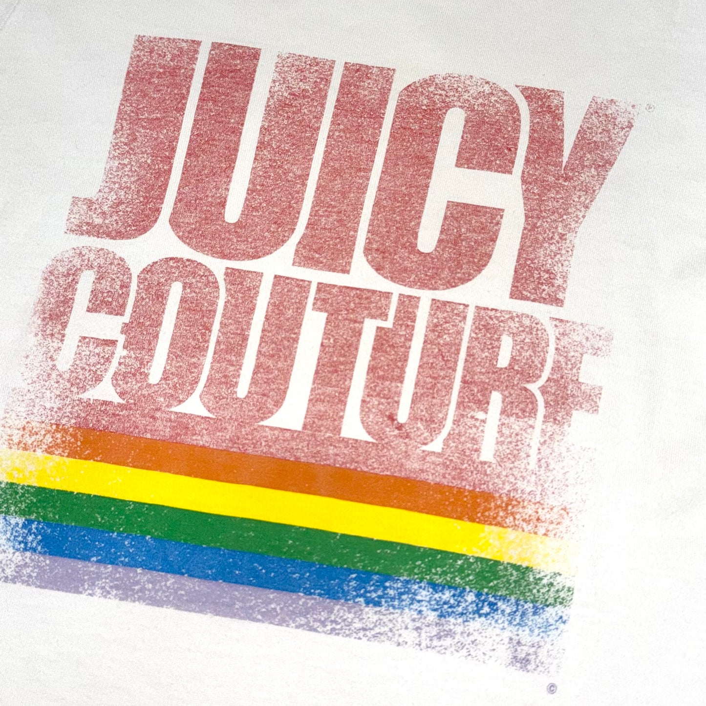 Juicy Couture rainbow top