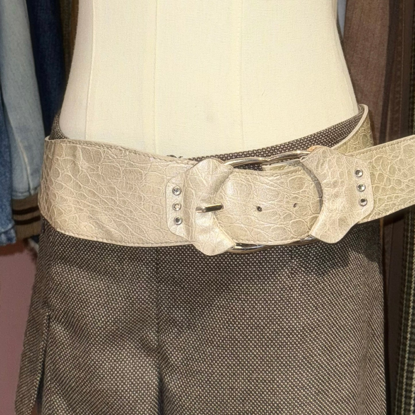 Vintage chunky belt