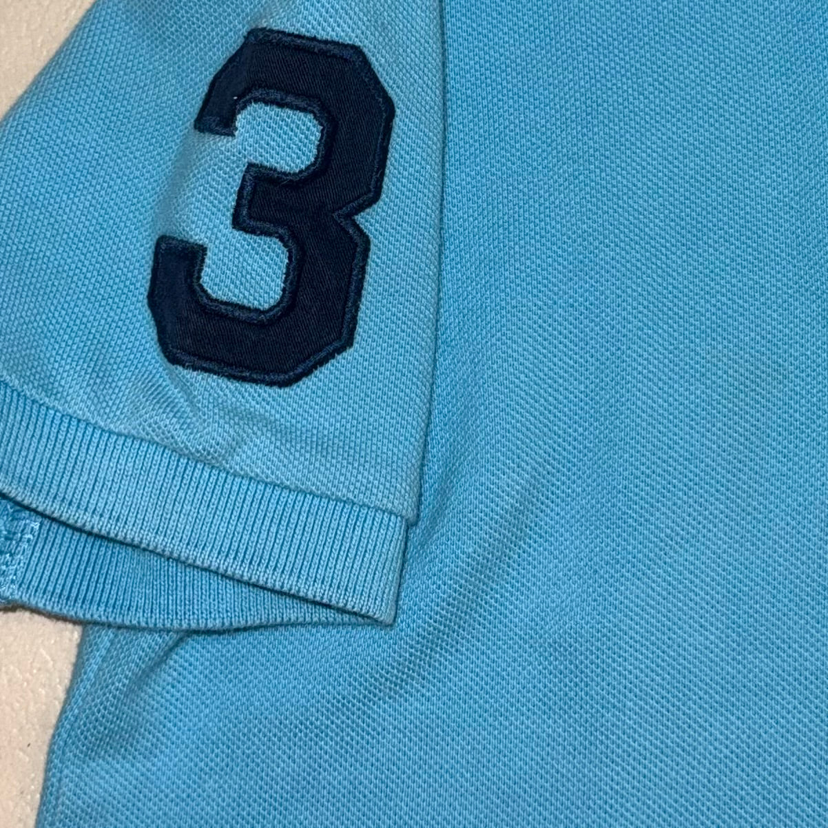 Ralph Lauren baby blue polo shirt