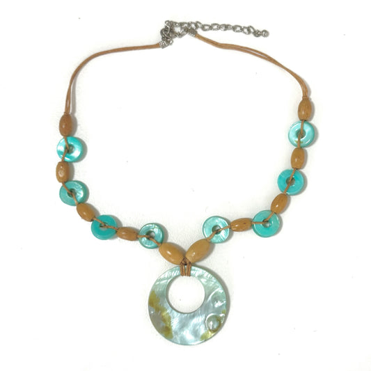 Mint shell necklace