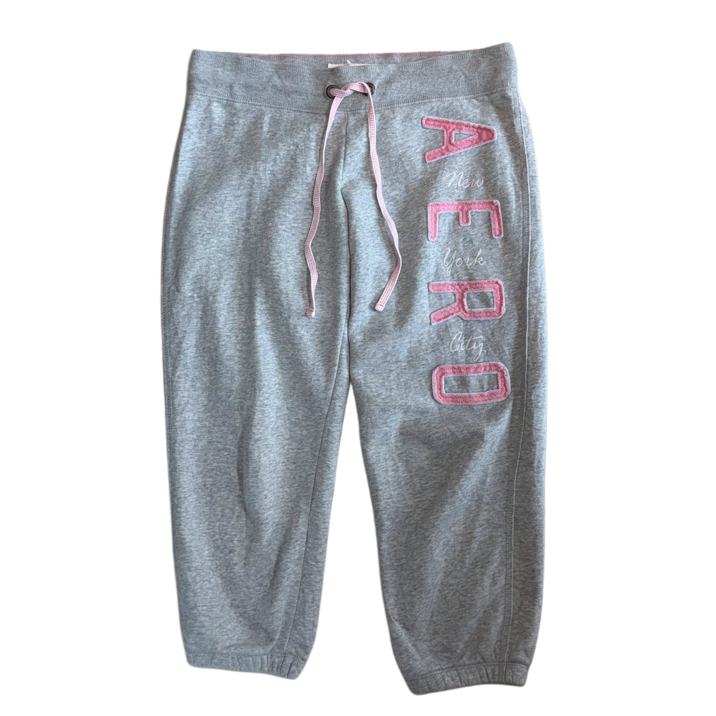 Aeropostale grey cotton capris