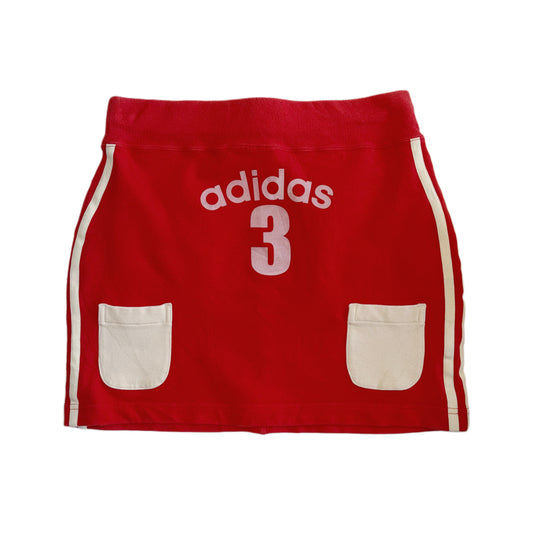Adidas red skirt