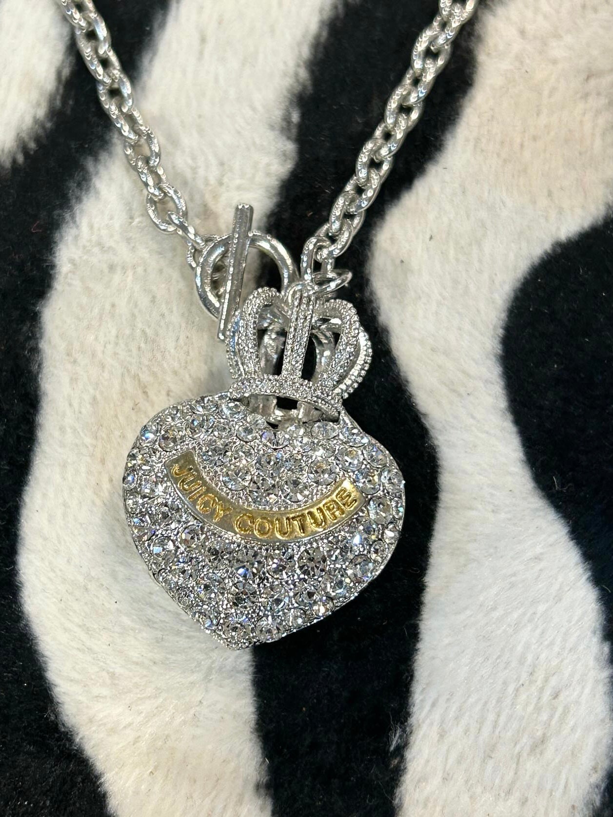 Juicy Couture heart necklace