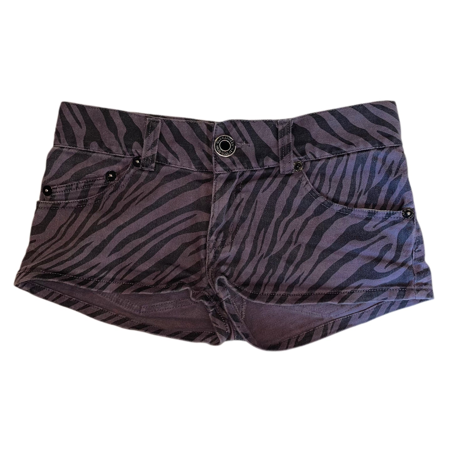 Zebra print shorts