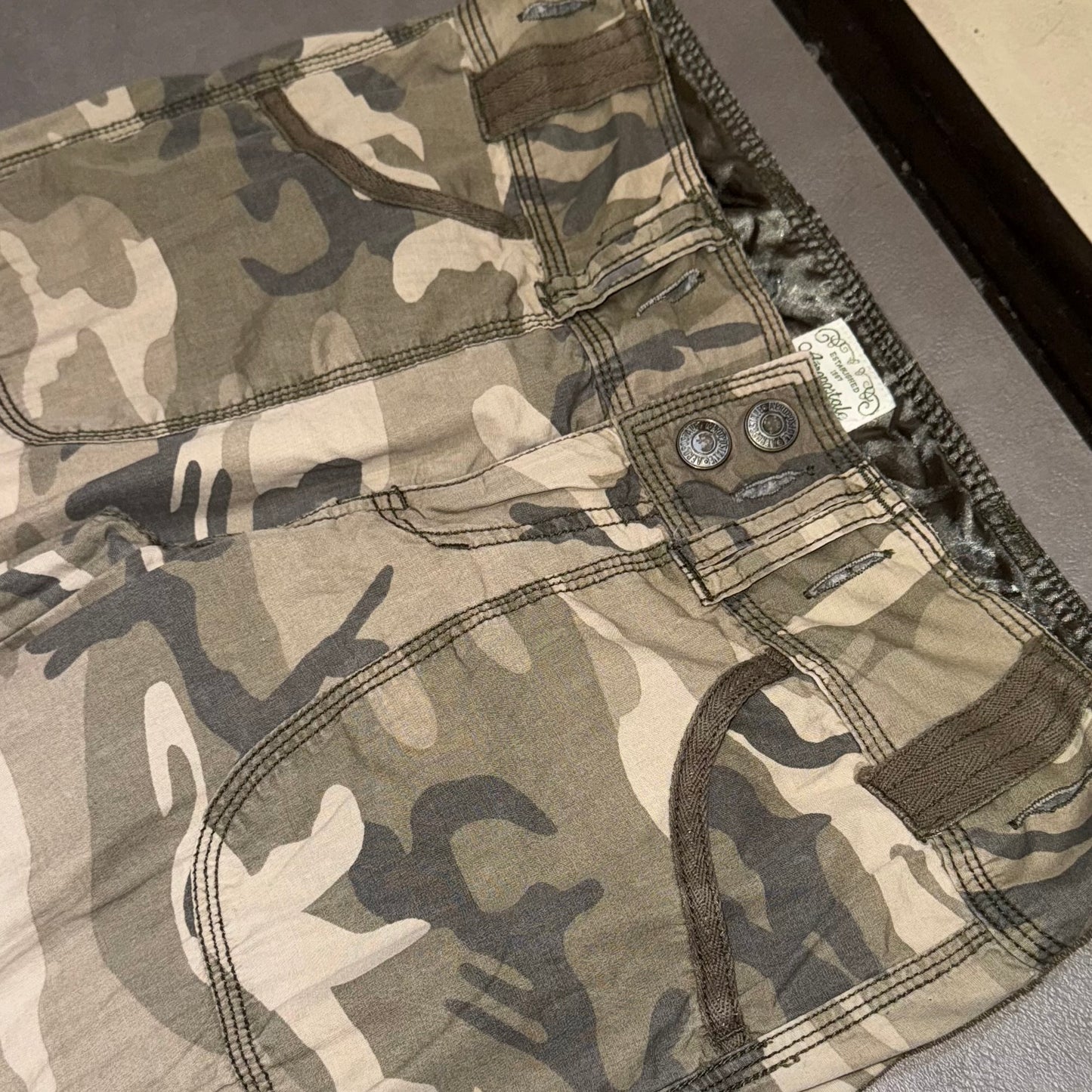 Camo cargo pants