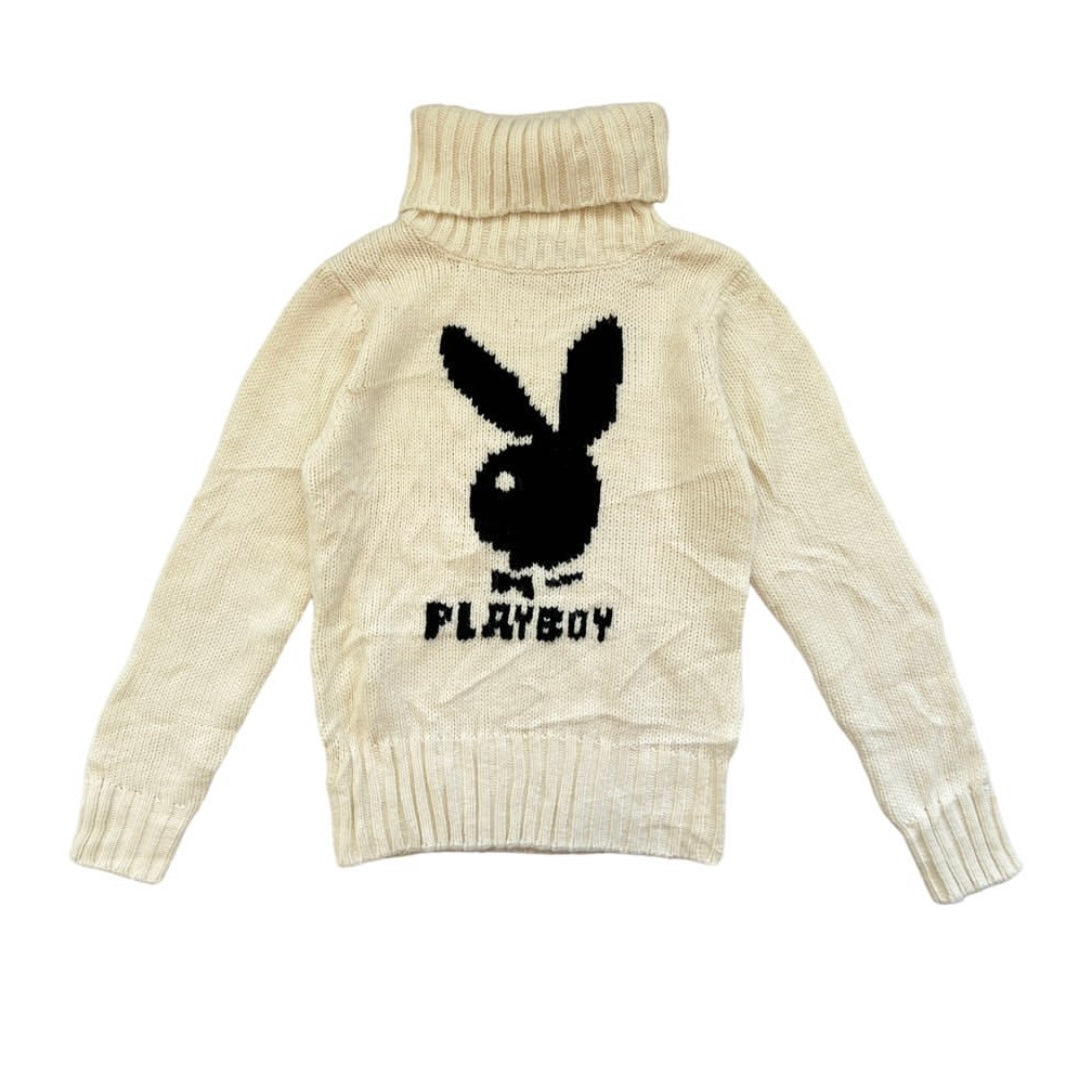 00s Playboy turtle neck knit top