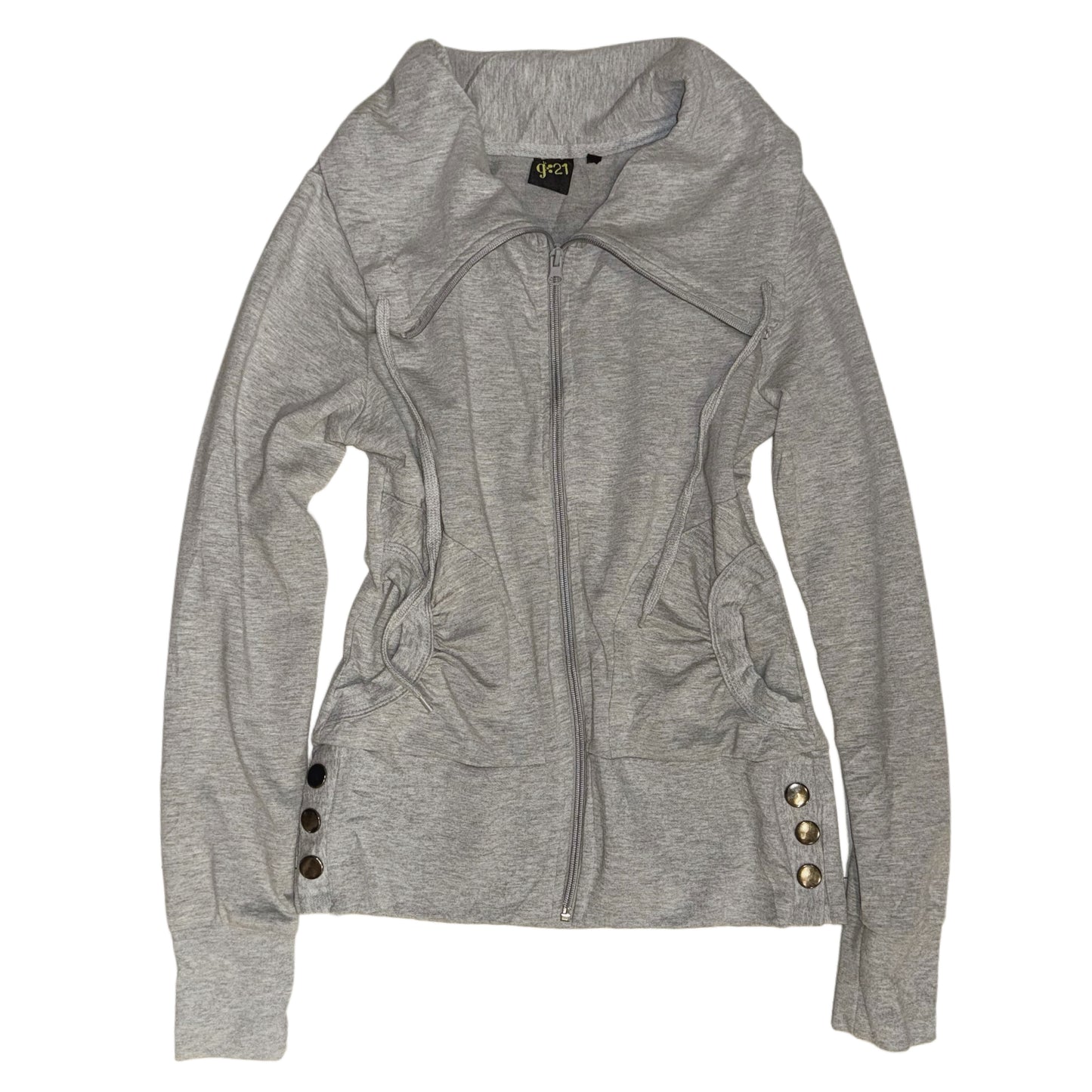 Grey zip up jacket