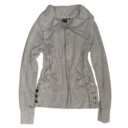 Grey zip up jacket