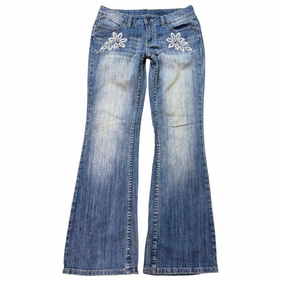 Embroidered flares
