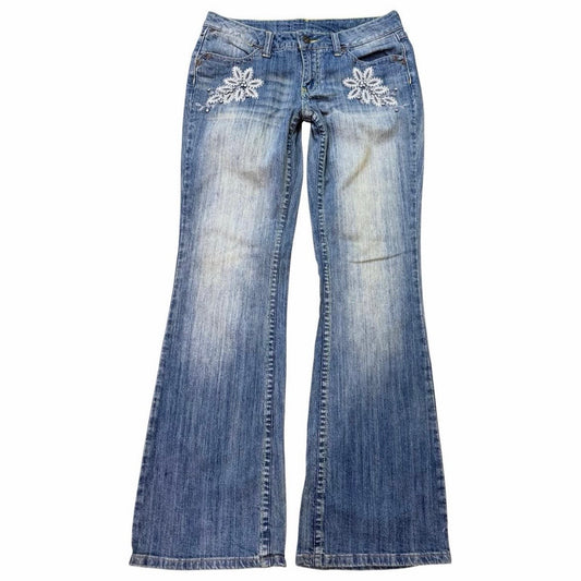 Embroidered flares