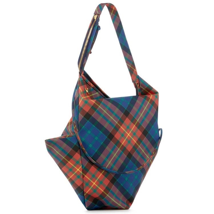 Vivienne Westwood plaid zip bag