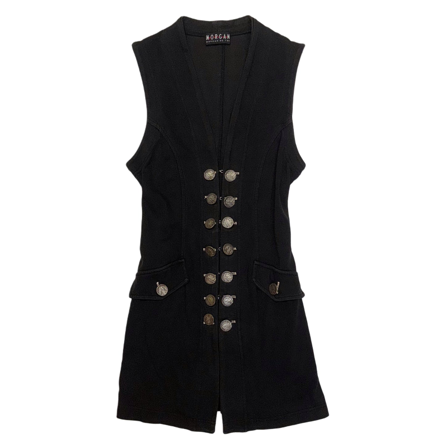 Morgan De Toi black napoleon vest