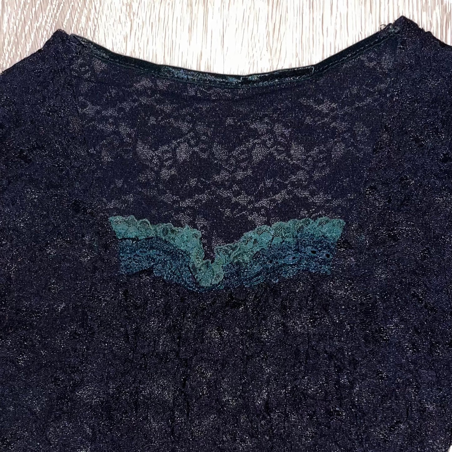 Black lace long sleeve