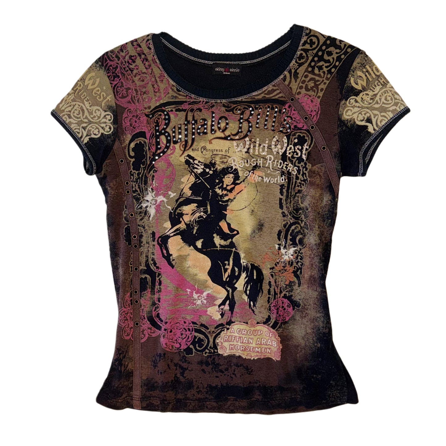 Skinny Minnie Buffalo Bill Wild West top
