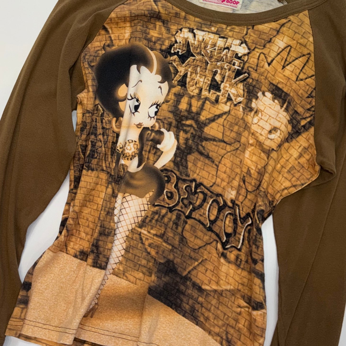 Betty Boop brown long sleeve