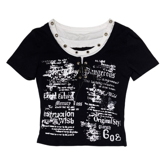 Grunge layered top